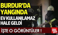 Burdur'da Ev Kullanılamaz Hale Geldi