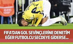 FIFA'dan gol sevinçlerine denetim! Eğer futbolcu secdeye giderse...