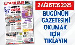 2 AĞUSTOS 2025 CUMARTESİ BURDUR YENİ GÜN GAZETESİ SAYFALARI