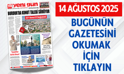 14 AĞUSTOS 2025 PERŞEMBE BURDUR YENİ GÜN GAZETESİ SAYFALARI