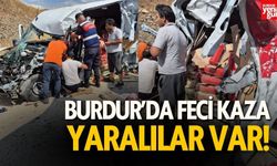 Burdur'daki Trafik Kazasında Yaralılar Var