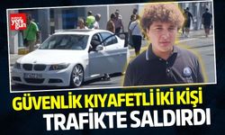 Güvenlik Kıyafetli İki Kişi Trafikte Saldırdı