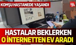 Komşu Hastanede Tepki Çeken Görüntü