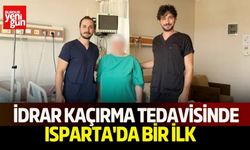 İdrar Kaçırma Tedavisinde Isparta'da Bir İlk