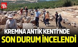 Kremna Antik Kenti’nde Son Durum İncelendi