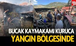 Bucak’ta Yangın Sonrası Kaymakam ve AFAD’dan Kritik İnceleme