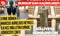 Evine dönen Marcus Aurelius heykeli ilk kez milletin evinde görücüye çıktı