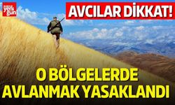 Avcılar dikkat! O Bölgelerde Avlanmak Yasaklandı