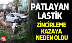 Patlayan Lastik Zincirleme Kazaya Neden Oldu