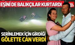Serinlemek için girdiği gölette can verdi