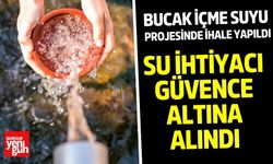 Bucak'ta Su İhtiyacı Güvence Altına Alındı