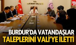 Burdur’da Vatandaşlar Taleplerini Vali’ye İletti