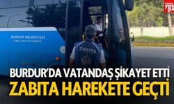 Burdur'da Vatandaş Şikayet Etti, Zabıta Harekete Geçti