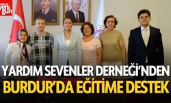 Burdur'da Yardım Sevenler Derneği'nden Eğitime Destek