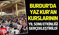Burdur’da Yaz Kur’an Kursu Kapanış Programı Yapıldı