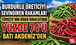 Burdurlu Üreticiyi Sevindiren Rakamlar! Türkiye'nin Biber İhracatının Yüzde 74'ü Batı Akdeniz'den