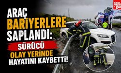Araç Bariyerlere Saplandı: Sürücü Olay Yerinde Hayatını Kaybetti