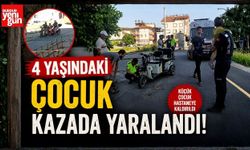 4 Yaşındaki Çocuk Kazada Yaralandı