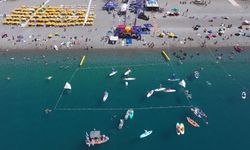 Antalya'da Red Bull tarafından 'Tahtada Kal' yarışı düzenlendi