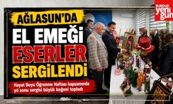 Ağlasun’da El Emeği Eserler Sergilendi