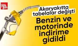Benzin ve motorine indirim geldi