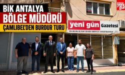 BİK Antalya Bölge Müdürü Çamlıbel'den Burdur Turu