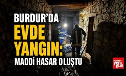 Burdur’da Evde Yangın: Maddi Hasar Oluştu