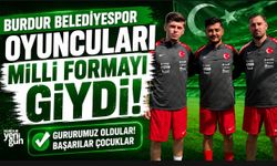 Burdur Belediyespor Oyuncuları Milli Formayı Giydi!