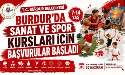 BURDUR'DA SANAT VE SPOR KURSLARI İÇİN BAŞVURULAR BAŞLADI