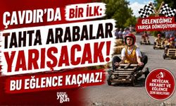 ÇAVDIR'DA BİR İLK: KOZAĞAÇ KÖYÜ 1. GELENEKSEL TAHTA ARABA YARIŞI