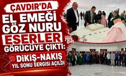 ÇAVDIR'DA EL EMEĞİ GÖZ NURU ESERLER GÖRÜCÜYE ÇIKTI
