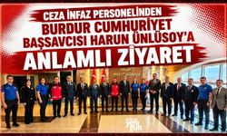 Burdur'da "Ceza İnfaz Personeli Günü"nde Anlamlı Ziyaret