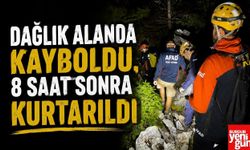 Dağlık Alanda Kayboldu, 8 Saat Sonra Kurtarıldı