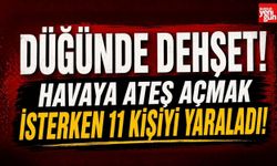 Düğünde Dehşet! Havaya Ateş Açmak İsterken 11 Kişiyi Yaraladı