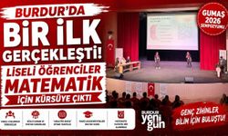 ERCAN AKIN FEN LİSESİ'NDEN BİR İLK DAHA:
