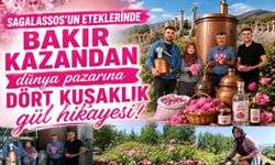 Sagalassos'un eteklerinde bakır kazandan dünya pazarına dört kuşaklık gül hikayesi