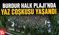 Burdur Halk Plajı'nda Yaz Coşkusu Yaşandı