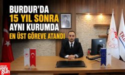 Burdur'da 15 Yıl Sonra Aynı Kurumda En Üst Göreve Atandı