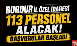 Burdur İl Özel İdaresi 113 Personel Alacak! Başvurular Başladı