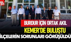 Burdur İçin Ortak Akıl Kemer'de Buluştu
