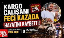 Kargo Çalışanı Feci Kazada Hayatını Kaybetti