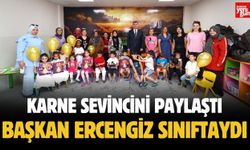 Başkan Ercengiz, Öğrencilerin Karne Sevincine Ortak Oldu