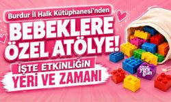 Burdur İl Halk Kütüphanesi’nden Bebeklere Özel Atölye