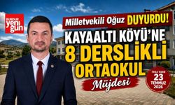 Kayaaltı Köyü'ne 8 Derslikli Ortaokul Müjdesi