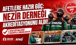 NEZİR DERNEĞİ’NE AKREDİTE PENÇLERİ TAKILDI