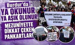 MEZUNİYETTE DİKKAT ÇEKEN PANKARTLAR!