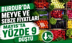 BURDUR’DA MEYVE VE SEBZE FİYATLARI MAYIS’TA YÜZDE 9 DÜŞTÜ