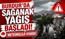 Burdur'da Sağanak Yağış Başladı! Meteoroloji Uyardı!