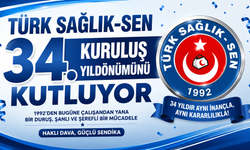 Türk Sağlık-Sen 34.Kuruluş Yıldönümünü Kutluyor!