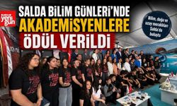 Salda Bilim Günleri’nde Akademisyenlere Ödül Verildi